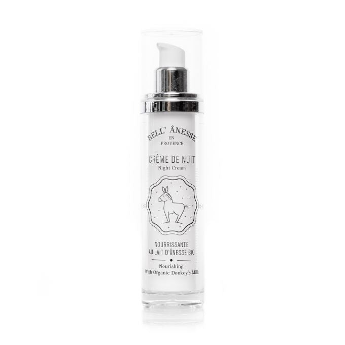 Organic donkey milk night cream