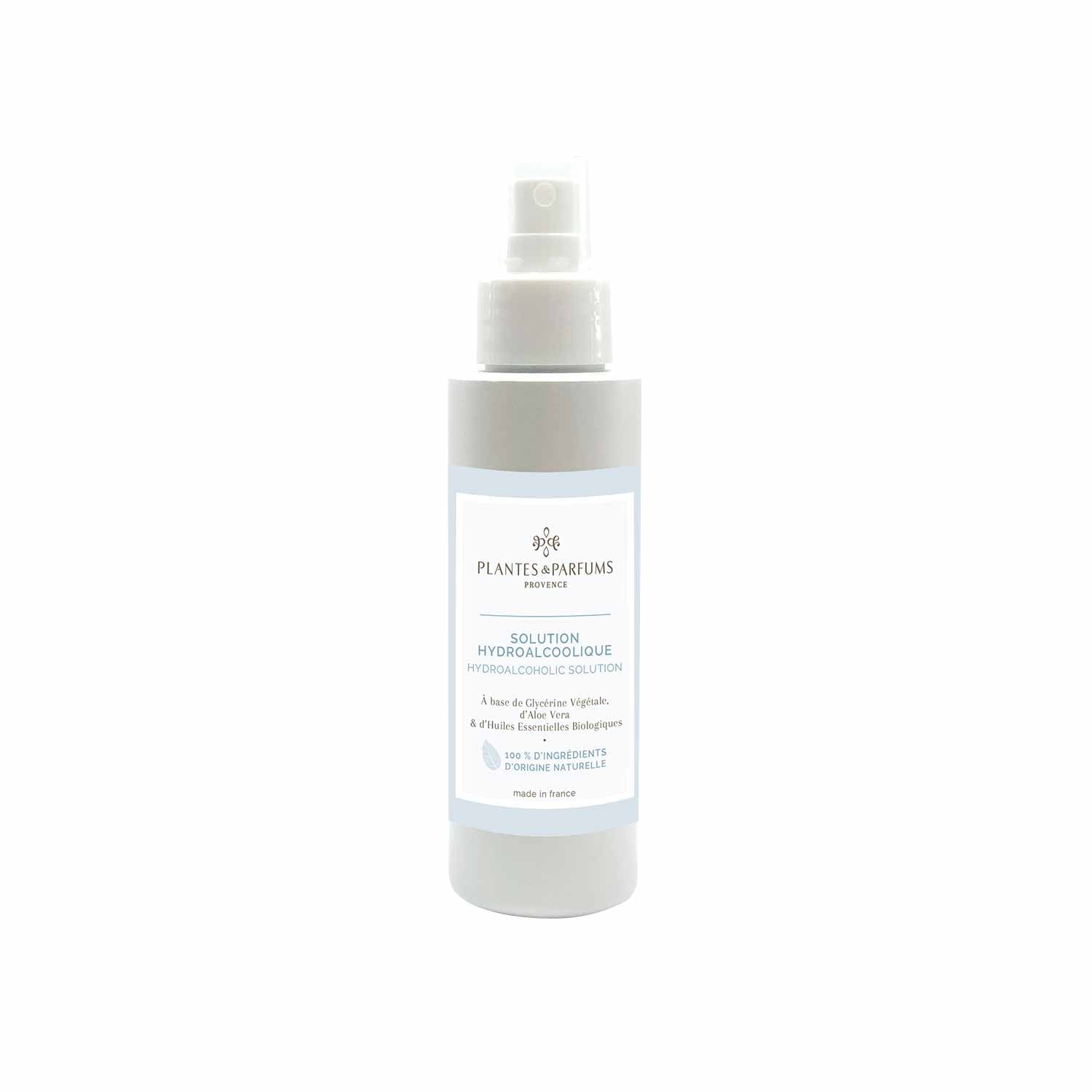 Hydroalcoholic spray lotion for hands