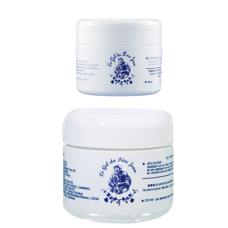 Gel lenitivo naturale anti dolori Pere Jean CONF. DA 100 ML E DA 250 ML