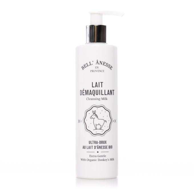 Cleansing milk with organic donkey milk