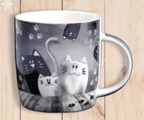 Tazza in porcellana Chat