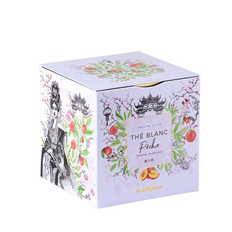 White tea with organic peach